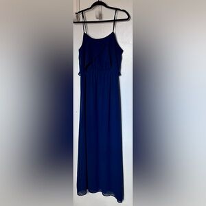 Xhilaration Navy Blue Maxi Dress